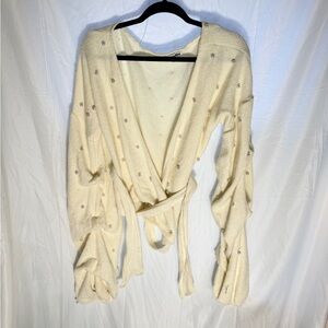 Fashion Nova 1X Pearl Wrap Cardigan *CLOSET CLEAN OUT, BUNDLE FOR MORE SAVINGS*
